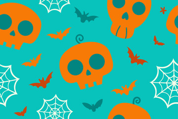 seamless pattern with christmas trees