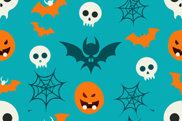 seamless pattern with halloween