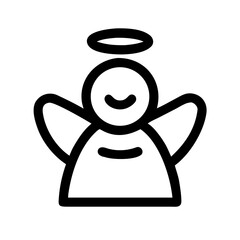 Obraz premium christmas angel icon