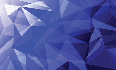 Modern blue background abstract geometric polygon pattern
