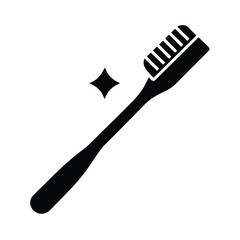Toothbrush Icon Vector Illustration