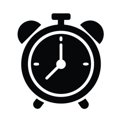 Alarm Clock Icon Vector Illustration