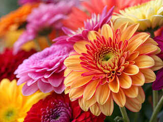orange chrysanthemum flowers. flower, chrysanthemum, nature, dahlia, pink, bloom, flowers, garden, plant, yellow, beauty, orange
