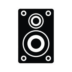 Speaker With Two Drivers Icon Vector Illustration