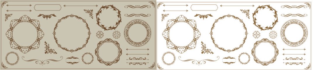 ゴージャスなフレームデザイン