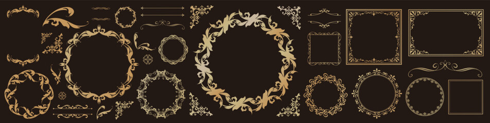 ゴージャスなフレームデザイン