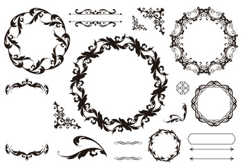 ゴージャスなフレームデザイン