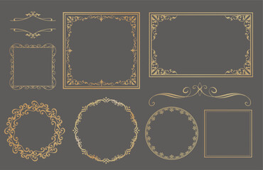 ゴージャスなフレームデザイン