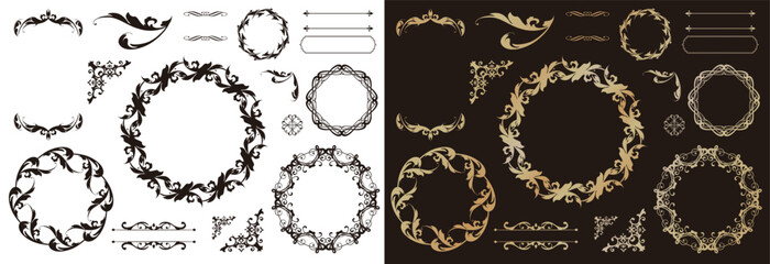 ゴージャスなフレームデザイン