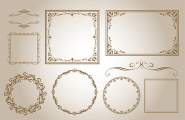 ゴージャスなフレームデザイン