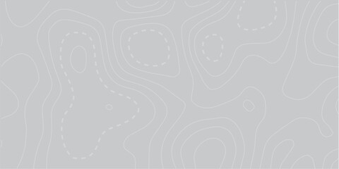 Topographic map background concept. Topo contour map. Rendering abstract illustration. Vector abstract illustration. Geography concept. paper texture design .Imitation of a geographical map