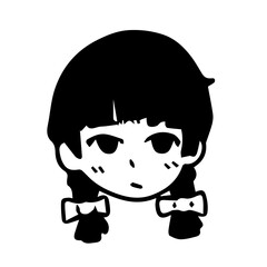 head illustration vector