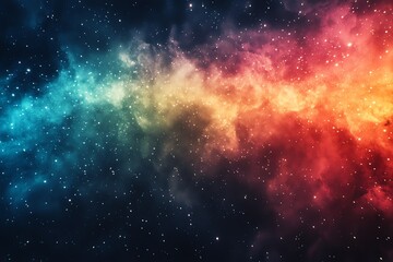 Fototapeta premium Colorful Nebula Space Galaxy with Stars Background