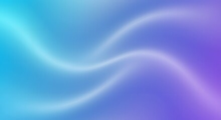 Abstract design with soft, flowing, light blue and purple gradients.