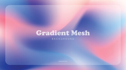 gradient blue and pink colorful mesh background