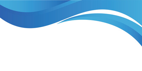 Modern banner background design. Banner template with dynamic wave shapes.