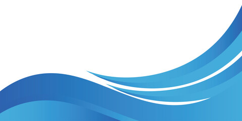 Modern banner background design. Banner template with dynamic wave shapes.
