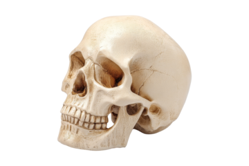 Anatomical skull model studio 3d render