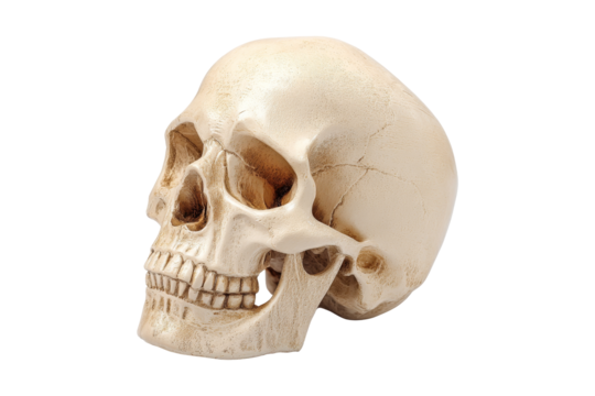Anatomical skull model studio 3d render
