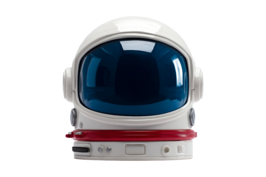 Indoor astronaut helmet display studio