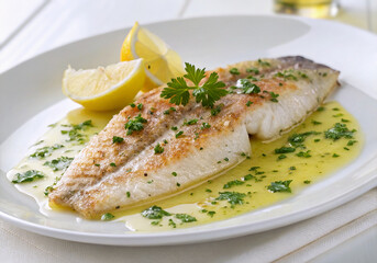 外はカリッと、中はふっくら：カレイのムニエル