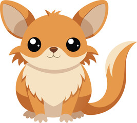 Obraz premium Fluffy Koala Bear Vector Clipart