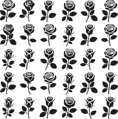 Romantic Rose Flower Silhouette Vector Design

Single Blooming Rose Black Outline Illustration

Vintage Rose Silhouette for Wedding and Valentine

Minimal Line Art Rose Flower Vector Clipart

Elegant 