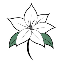 vector illustration of a flower