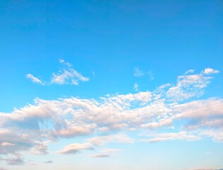 beautiful sky with white cloud