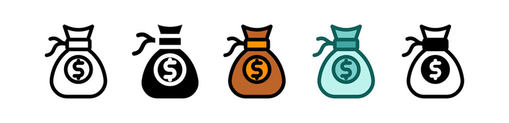 Moneybag multiple icon
