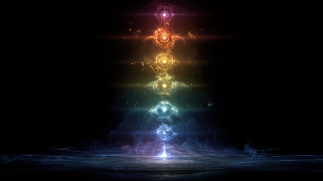 Chakra Energy Abstract Spiritual Universe Meditation Healing Aura Balance