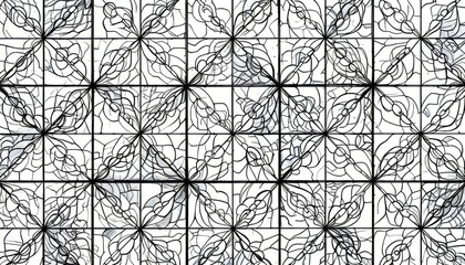 black and white seamless pattern