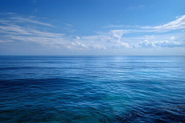 Obraz premium Eternal Blue: The Infinite Serenity and Power of the Vast Ocean Landscape