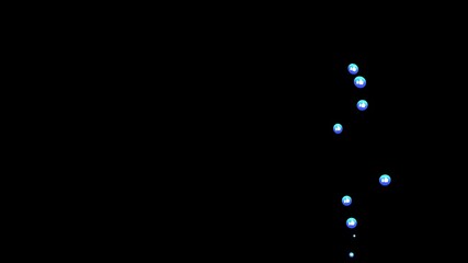  Chroma Key Live style social media like emoji icon animation on a black screen Alpha channel, transparent background. 4K resolution. Like Emoji social media element, - Powered by Adobe