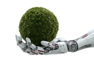 AI and environmental sustainability.  Future of eco technology.