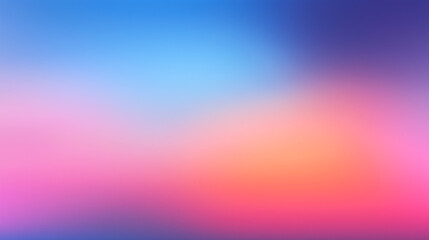 Obraz premium Gradient abstract background with soft transitions of blue, pink, and orange tones. Modern, pastel design suitable for digital artwork, web graphics, and commercial ads.