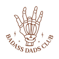 Obraz premium badass dads club