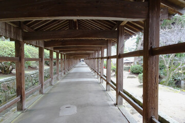 日本：吉備津神社／360ｍの国宝の回廊【備中一宮】岡山県岡山市