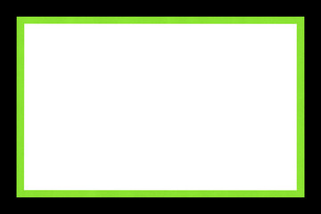 Obraz premium Polaroid photo template in black and green colors. Empty black & green photo frame mock up, border, template for photo, picture, image, text, banner, card on transparent background illustration