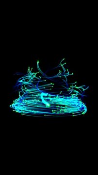 spirit flame: hypervision simulation [glitch sequence] vertical