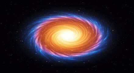 spiral galaxy in space
