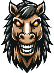 Kind of mascot animal head