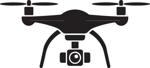 Modern Drone Silhouette

QuadCopter Flying Silhouette

Aerial Drone Vector Design

Remote Control Drone Illustration

Drone Photography Silhouette