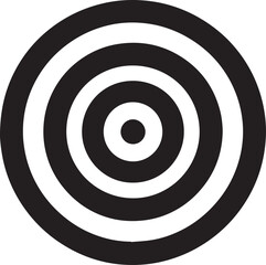 logo for target, vector art, mono color, vector illustration