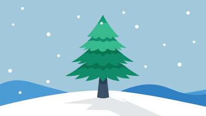 Fototapeta premium winter landscape with trees