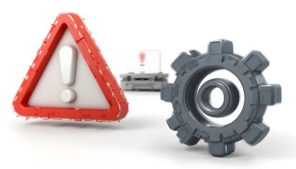 gear wheels isolated on white
