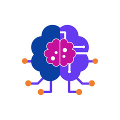  cognitive-computing-icon-on-white-background-