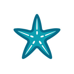 Fototapeta premium starfish-icon---marine-biology-symbol-on-white-bac.svg