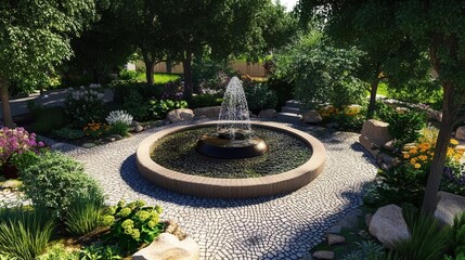 Serene Garden Oasis