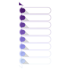 8 options, Infographic for presentation.